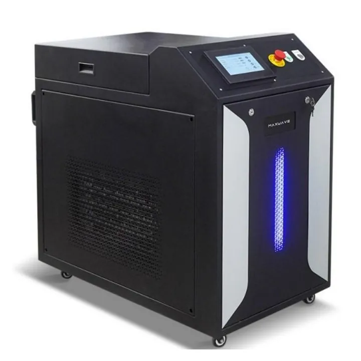 ماكينة تنظيف بليزر الموجة المستمرة من Maxwave، 1500–3000 W، لإزالة الصدأ والطلاء
