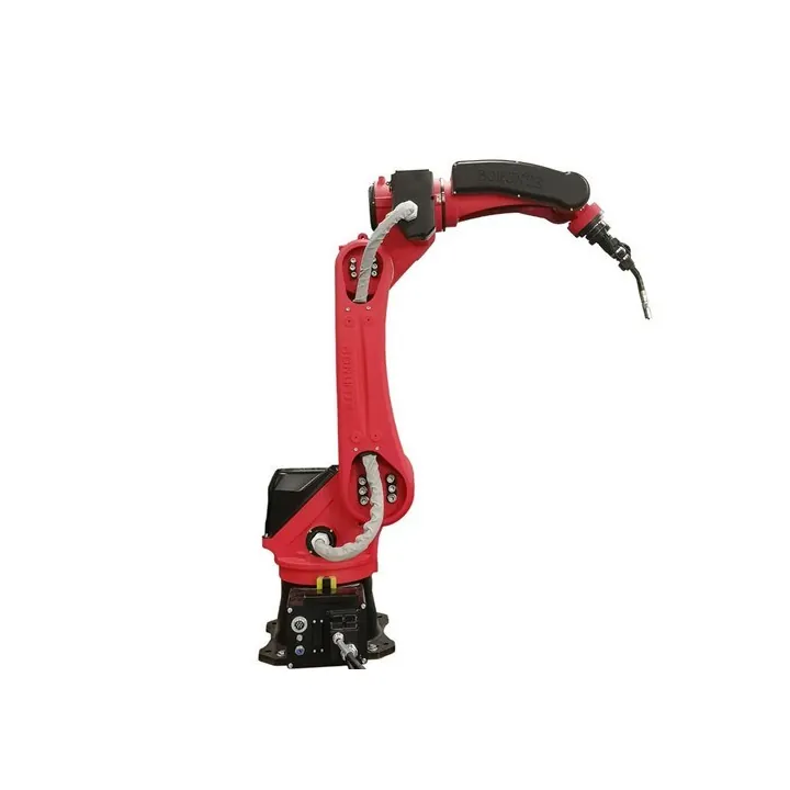 Six-axis robot arm laser welding and cutting cell from Maxwave