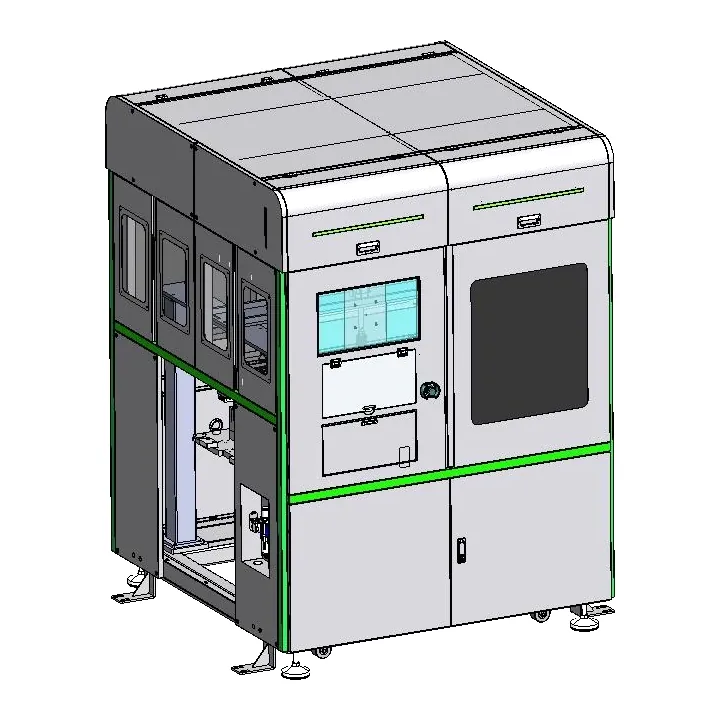 Design drawing of the Stratavolt module end-of-line test station